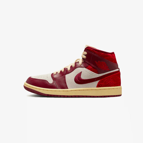 Jordan 1 Mid SE “Tiki Leaf” – Roșu | DZ2820-601