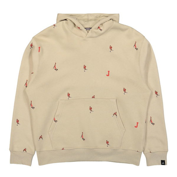 Nike Air Jordan Essential Holiday Jumpman Fleece Hoodie - Crem | DV9392-206