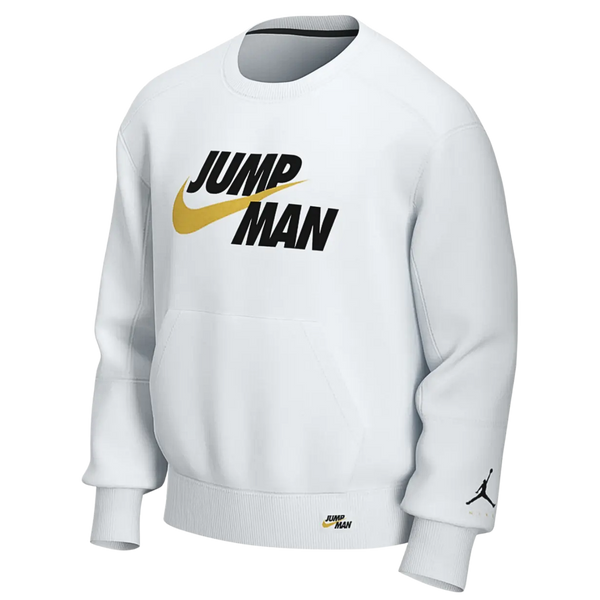 Nike Jordan Jumpman Crew Sweatshirt - Alb | DA7194-100