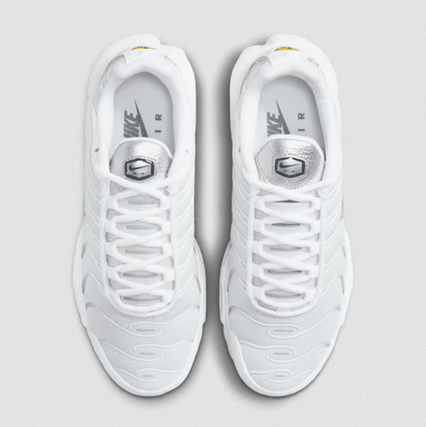 NIKE AIR MAX PLUS "WHITE SILVER" – Pantofi casual de stradă – Cod FV0952-100