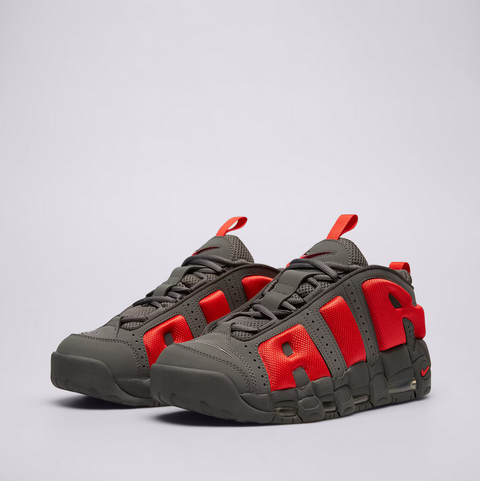 NIKE AIR MORE UPTEMPO LOW Grey & “Light Crimson” pantofi casual de strada cod FZ3055-002