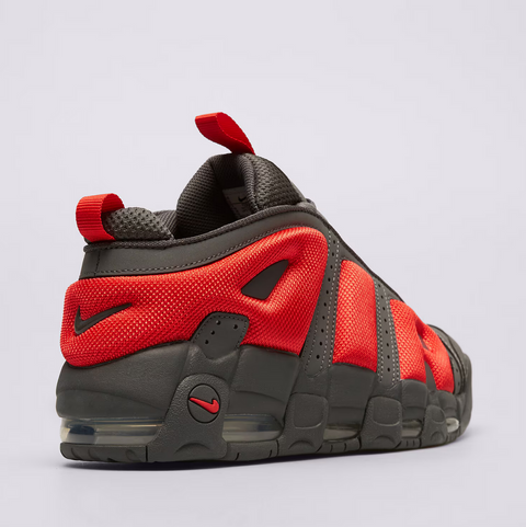 NIKE AIR MORE UPTEMPO LOW Grey & “Light Crimson” pantofi casual de strada cod FZ3055-002