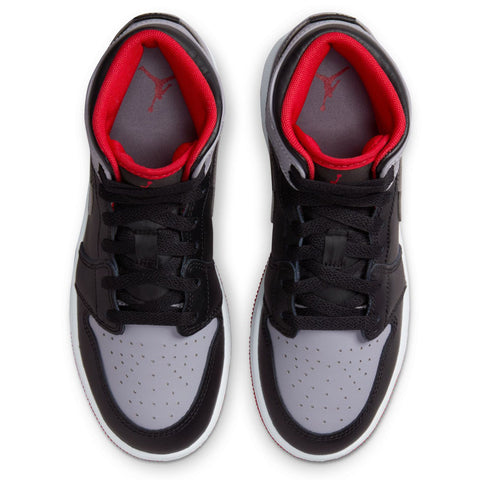 NIKE Air Jordan 1 Mid Black Gray Red – Cod DQ8426-006