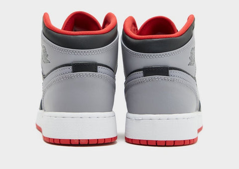 NIKE Air Jordan 1 Mid Black Gray Red – Cod DQ8426-006