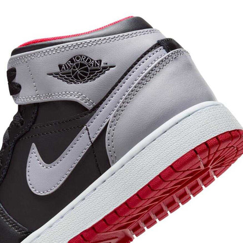 NIKE Air Jordan 1 Mid Black Gray Red – Cod DQ8426-006