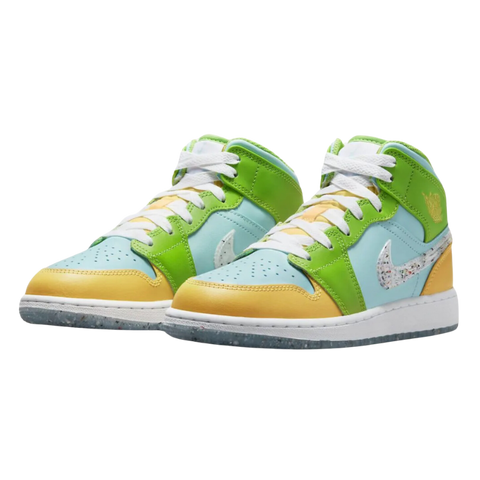 NIKE Air Jordan 1 Mid Recycled Grind - cod DX4368-400