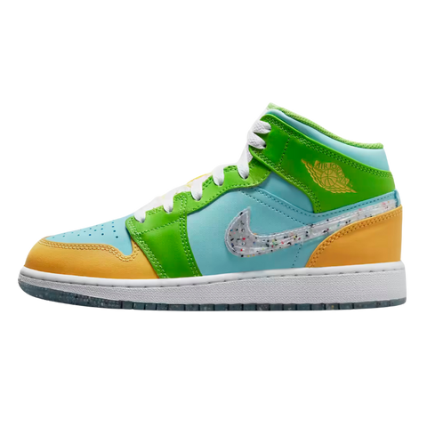 NIKE Air Jordan 1 Mid Recycled Grind - cod DX4368-400