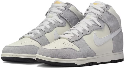 NIKE DUNK HIGH "GREY WHITE" – Pantofi casual de stradă – Cod DZ4515-100