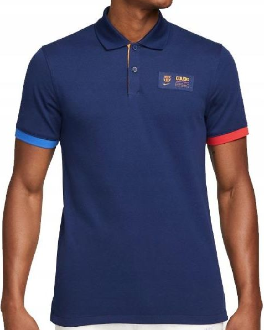Nike FC Barcelona Polo Slim Fit - Albastru | DH7844-492