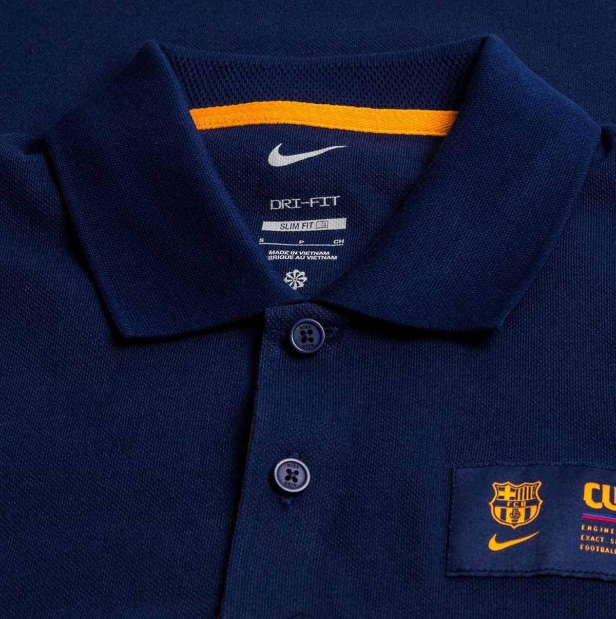 Nike FC Barcelona Polo Slim Fit - Albastru | DH7844-492