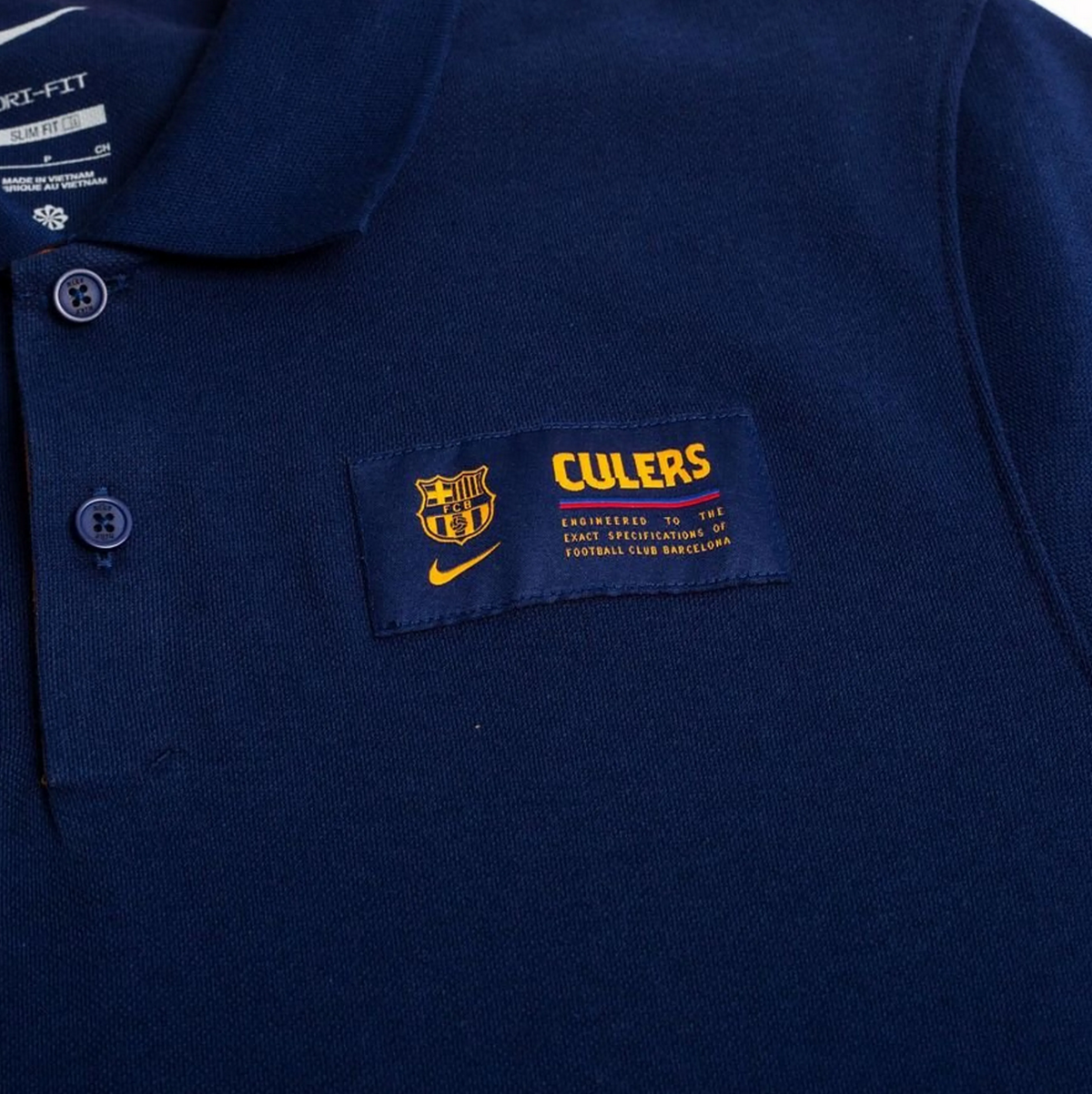 Nike FC Barcelona Polo Slim Fit - Albastru | DH7844-492