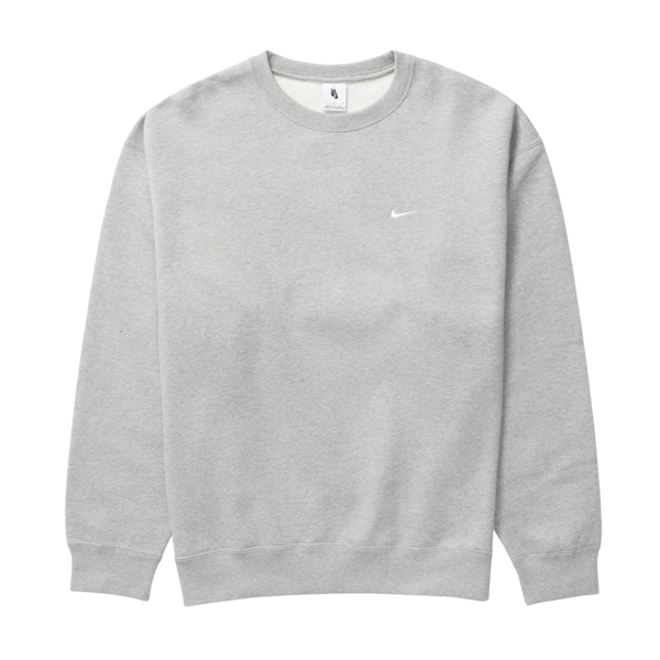 Nike Sportswear Solo Swoosh Fleece Crew - Gri | DX1361-063