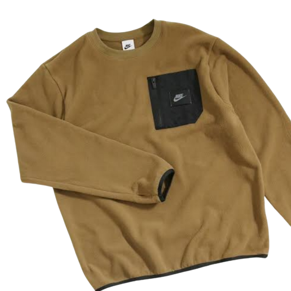 Nike Therma-FIT Fleece Unisex Sweatshirt – Bej | DQ5104-242