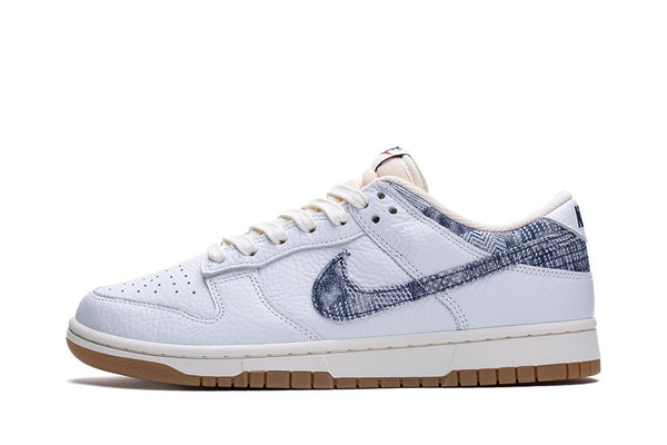 Nike Dunk Low “Washed Denim” – Alb | FN6881-100