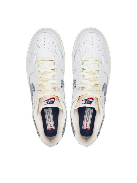 Nike Dunk Low “Washed Denim” – Alb | FN6881-100