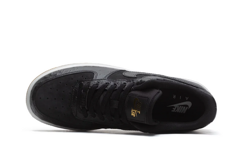 NIKE AIR FORCE 1 LOW “Black Ostrich” – Pantofi casual de stradă – Cod DZ2708‑002