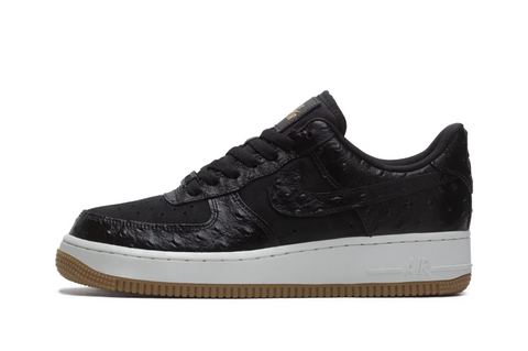 NIKE AIR FORCE 1 LOW “Black Ostrich” – Pantofi casual de stradă – Cod DZ2708‑002