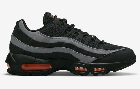 NIKE AIR MAX 95 "BLACK / GREY / ORANGE" – Pantofi sport casual de stradă – Cod DX2657-001