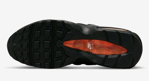 NIKE AIR MAX 95 "BLACK / GREY / ORANGE" – Pantofi sport casual de stradă – Cod DX2657-001
