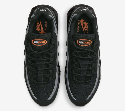 NIKE AIR MAX 95 "BLACK / GREY / ORANGE" – Pantofi sport casual de stradă – Cod DX2657-001