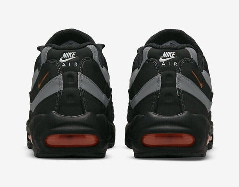 NIKE AIR MAX 95 "BLACK / GREY / ORANGE" – Pantofi sport casual de stradă – Cod DX2657-001