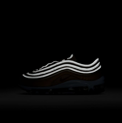 NIKE AIR MAX 97 "METALLIC GOLD" – Pantofi casual de stradă – Cod 918890-700
