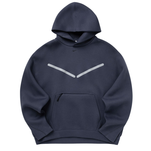 Nike Tech Pullover Hoodie with Reflective Design Accent - Albastru | HV1342-437