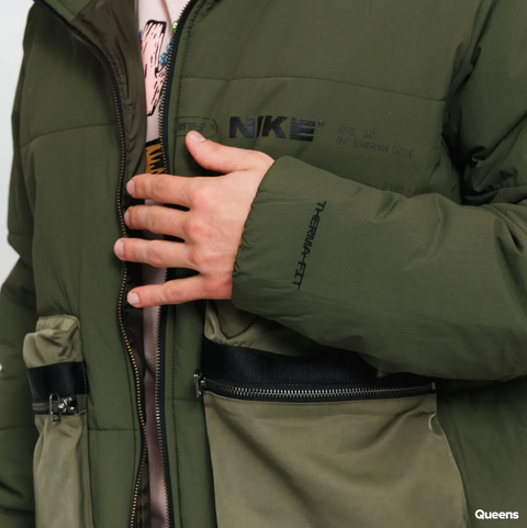 Nike Sportswear Therma-fit - Geacă de Iarnă – Verde | DD5929-325