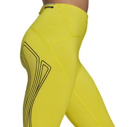 ADIDAS BY STELLA MCCARTNEY TruePace Midlayer COLD.RDY 'Galben' – Colanți – Cod HI6056