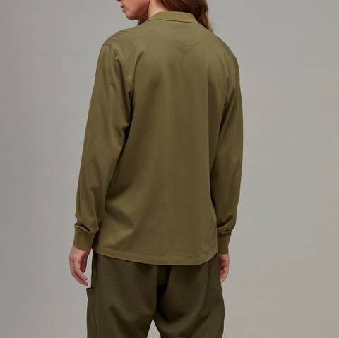 ADIDAS Y-3 – Tricou Polo cu mânecă lungă, cu Logo – Cod HT4491