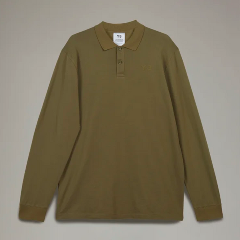 ADIDAS Y-3 – Tricou Polo cu mânecă lungă, cu Logo – Cod HT4491