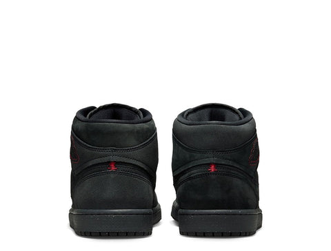 Air Jordan 1 Mid SE Craft 'Dark Smoke Grey' Pantofi Casual de Strada – Negru | FD8634-001