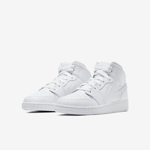 Nike Jordan 1 Mid GS Pantofi Casual de Strada  554725-201 – Alb | 554725-201