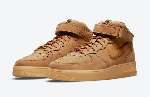 Nike Air Force 1 Mid '07 Wb “Flax” Pantofi Casual de Strada – Maro | DJ9158-200