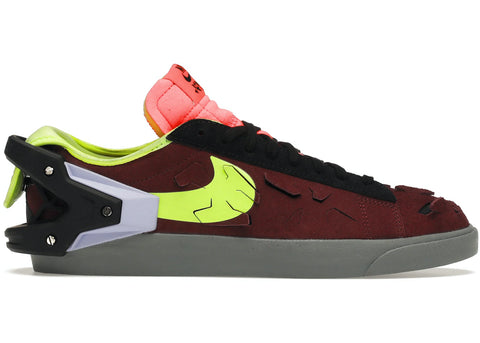 Nike Blazer Low Acronym Night Maroon Pantofi Casual de Strada – Multicolor | DN2067-600