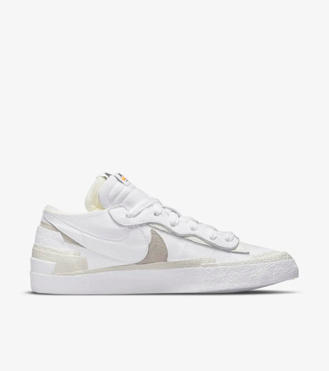 Nike Blazer Low x Sacai Pantofi Casual de Strada – Alb | DM6443-001