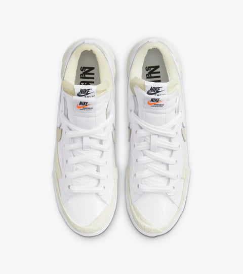 Nike Blazer Low x Sacai Pantofi Casual de Strada – Alb | DM6443-001
