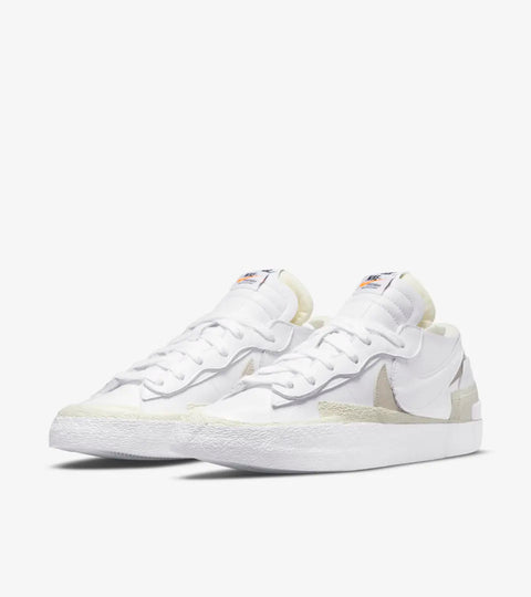 Nike Blazer Low x Sacai Pantofi Casual de Strada – Alb | DM6443-001