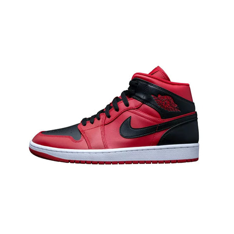 Air Jordan 1 Mid Pantofi Casual de Strada  554724-660 – Negru | 554724-660