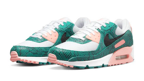 Nike Air Max 90 Snakeskin Pantofi Casual de Strada – Verde | DR8575-300