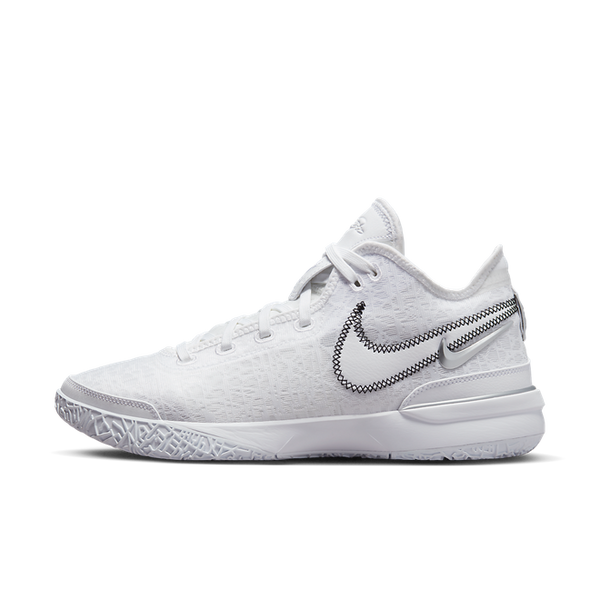Nike Zoom Lebron Ghete de Baschet – Alb | DR8784-101