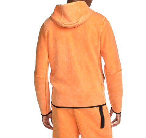 Nike Tech Fleece Wash Full-zip Hoodie   Hanorac Sport – Portocaliu | DM6515-886