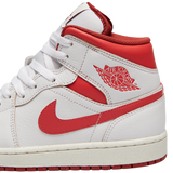 Air Jordan 1 Mid SE - White Dune Red Pantofi Casual de Strada | FJ3458-160