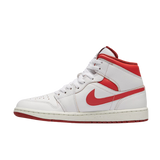 Air Jordan 1 Mid SE - White Dune Red Pantofi Casual de Strada | FJ3458-160