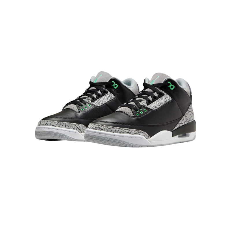 Air Jordan 3 Retro Green Glow Pantofi Casual de Strada – Verde | CT8532-031
