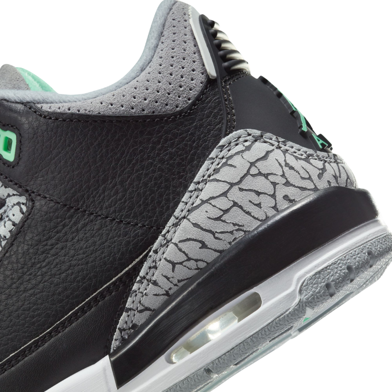 Air Jordan 3 Retro Green Glow Pantofi Casual de Strada – Verde | CT8532-031