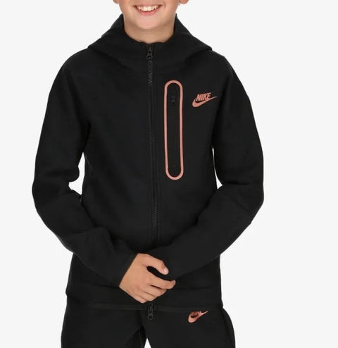 Nike Tech Fleece Full‑zip Hanorac  Copii  ‑010 – Negru | DJ5494