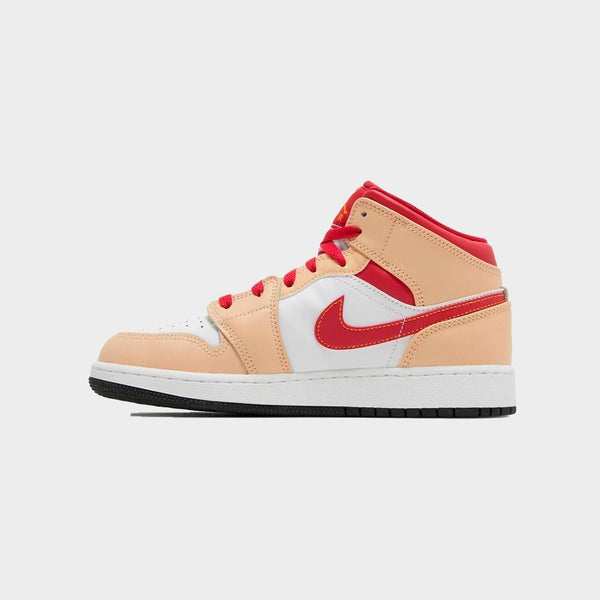 Nike Jordan 1 Mid GS Pantofi Casual de Strada  554725-201 – Alb | 554725-201