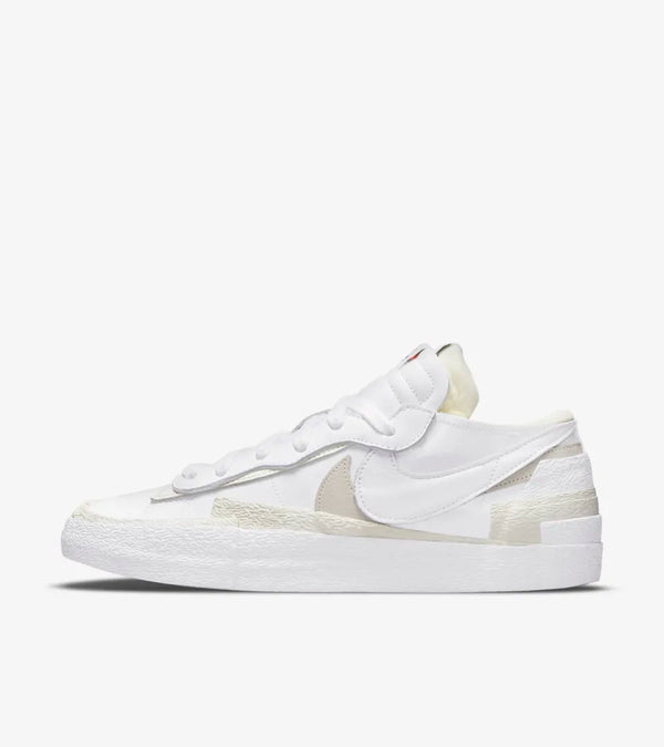 Nike Blazer Low x Sacai Pantofi Casual de Strada – Alb | DM6443-001